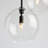 3 - Light Black Single Pendant
