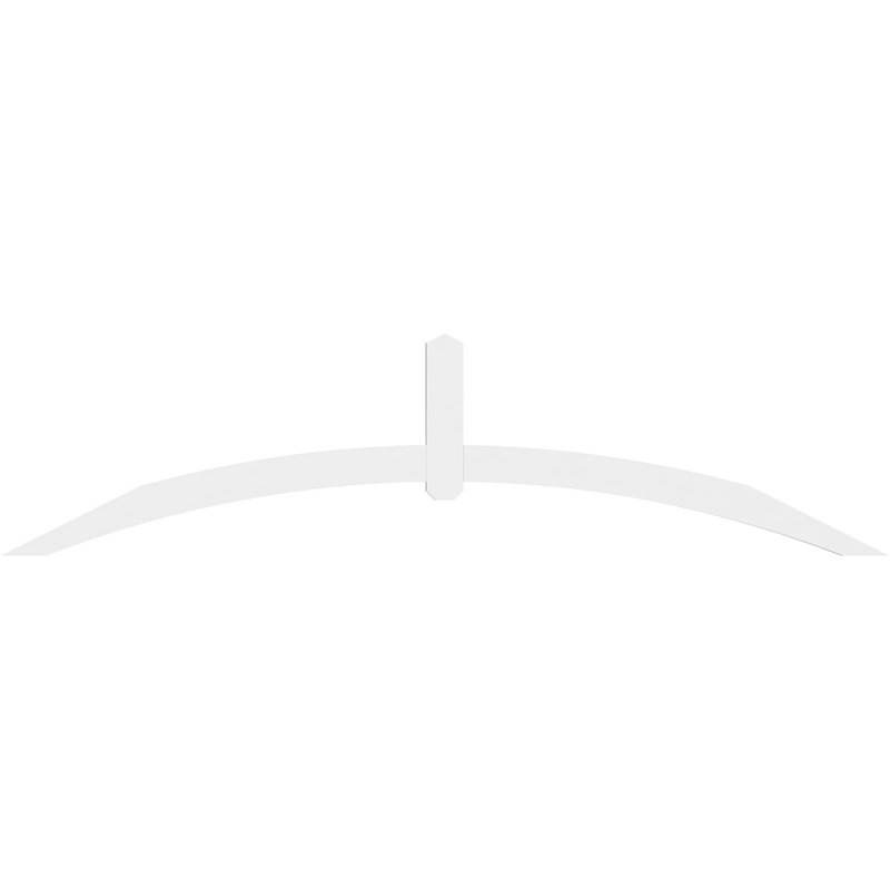 Support pour pignon en PVC Archdale, H 24 po x l 96 po (pas: 6/12), P 2 po x F 4 po
