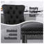 Modern Velvet Upholstered Bar Stools Set-1100330265-1100330267