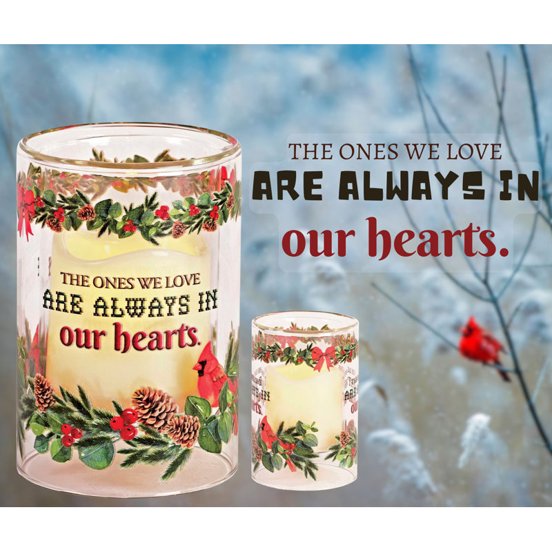 Candleholder The Ones We Love Led Glass