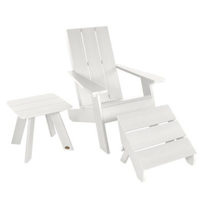 Byrnes Plastic Adirondack Chair with Table by AllModern