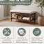 Banc de rangement rembourré Mayall No Tools-381699626