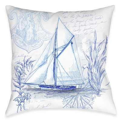 Coussin décoratif voilier côtier