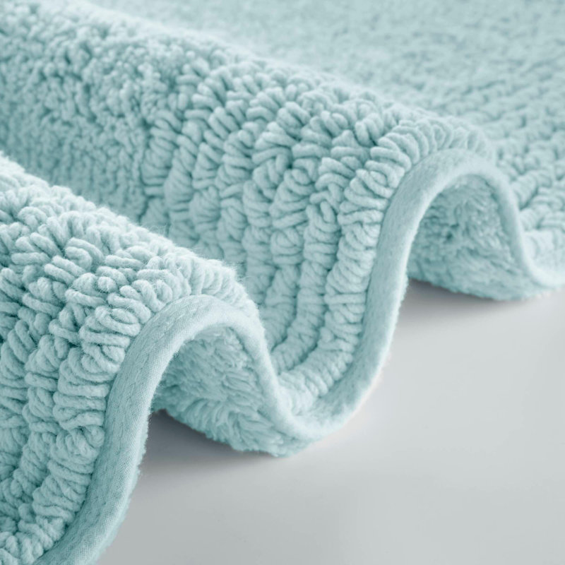 Tapis de bain réversible 100% coton touffeté 3000 g / m², Simple - L 36 po x l 24 po