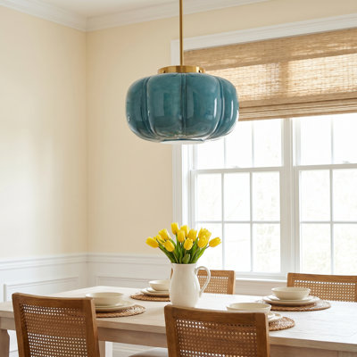 Beltran 15" Width 1-Light Dome Pendant Light