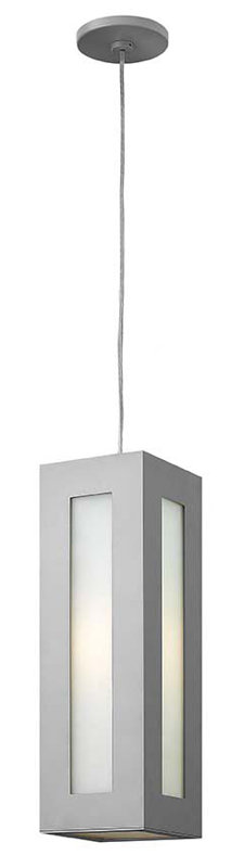 Dorian 1 -Bulb 18.3" H Outdoor Pendant, Bronze, 100W Max Medium