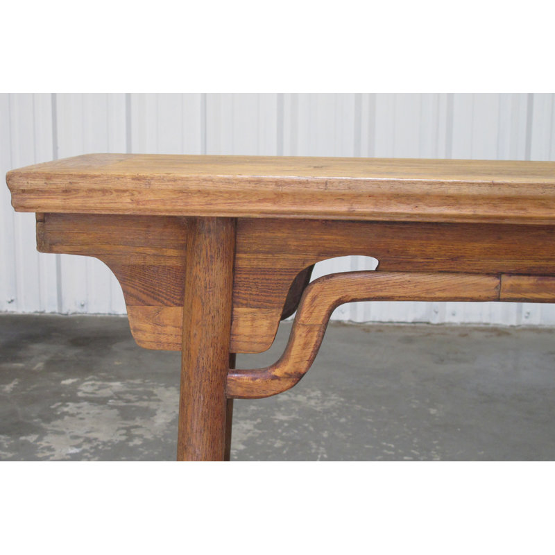 19th Century Elm 38" Altar Table