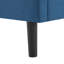 Grand lit plateforme tapissier, cadre de chambre à coucher facile à assembler, bleu foncé-2051430239