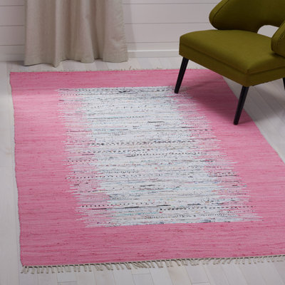 Fender Abstract Cotton Hand Woven Area Rug