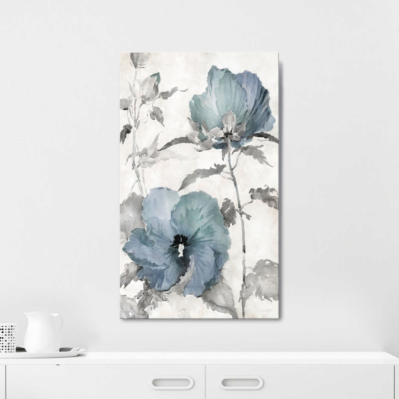 "Cottage Blue I" par Theresa Heidel, reproduction sur toile, H 40 po x l 24 po x P 1,5 po