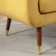 Candelora 28.35" W Modern Tufted Upholstered  Accent Chair with Metal Feet Guards