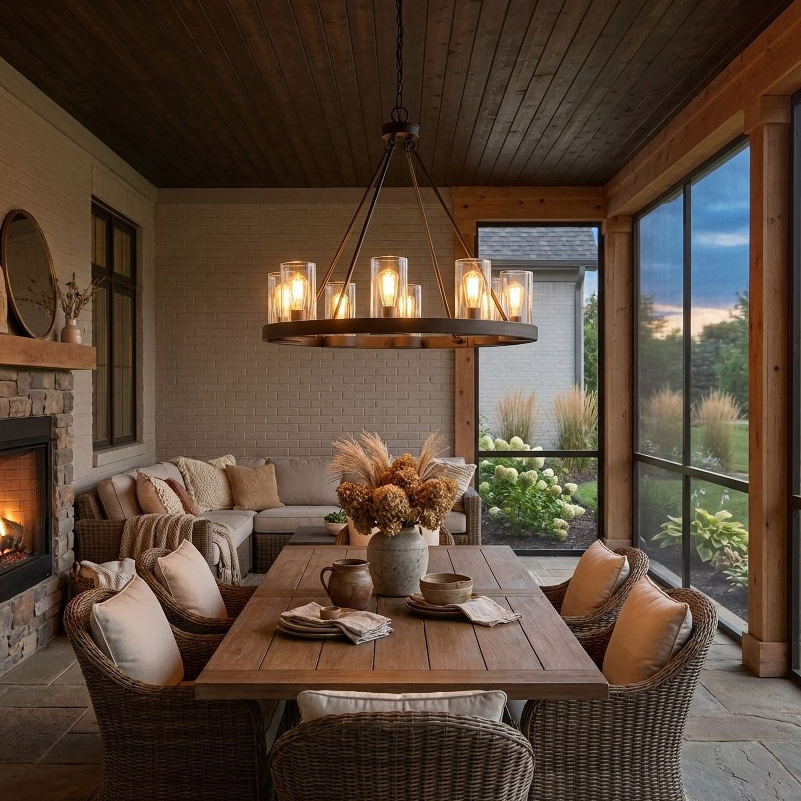 Clemons Outdoor Chandelier
