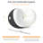 Owlprince Memory Foam Knee Pillow for Side Sleepers, Ergonomic Positioner Leg Pillow, Sciatica Pain Relief for Women Pregnant Seniors, Black