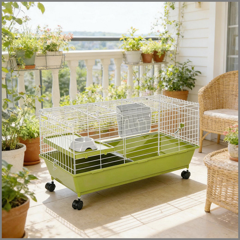Cage spacieuse pour animaux, maisonnette pour animaux de compagnie, cage pour petits animaux