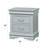 III Platinum Finish Nightstand