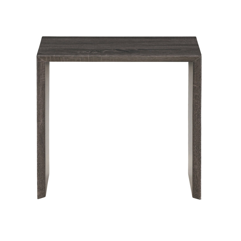 Wilma Solid Wood Sled Nesting Tables, Walnut