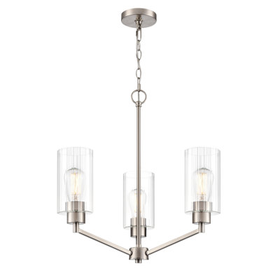 Beverlly Chandelier - Brushed Nickel