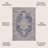 Wincer Chenille Cottage Medallion Machine-Washable Dark Gray/Yellow Rug-2133376274