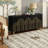 4 Doors Storage Cabinet with Adjustable Shelves for Kitchen, Dining Room, Living Room-1581896239