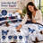 Printed Comforter Set with Decorative Pillow Covers, Full, Blue-120251924
