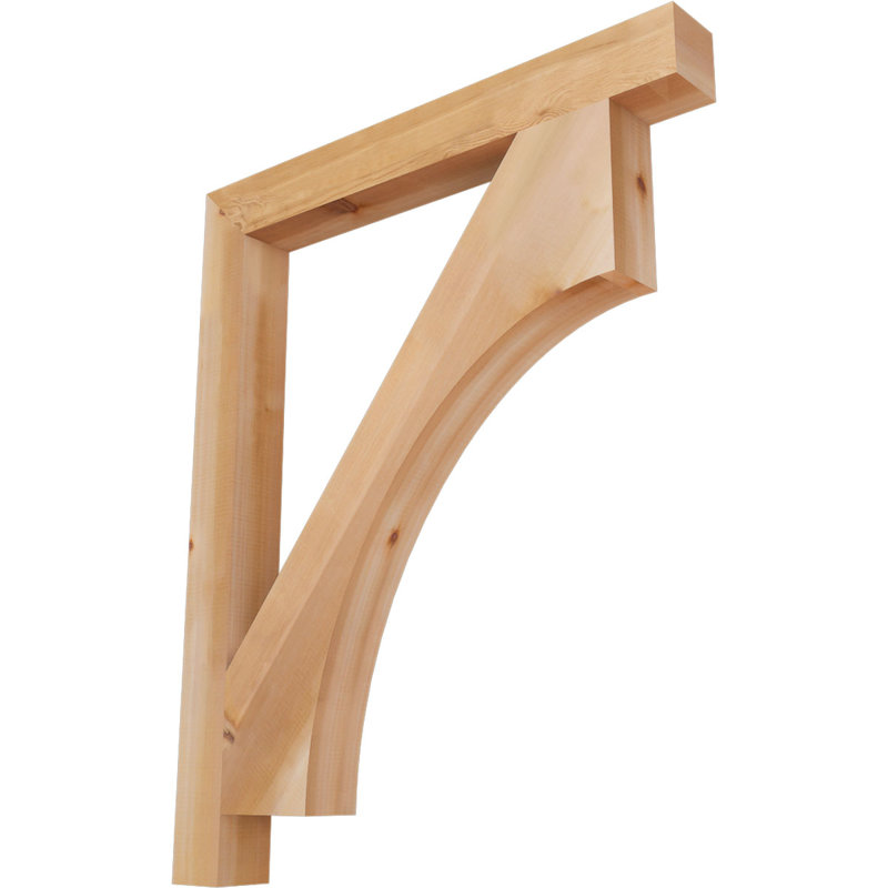 Support Westlake Block, Cèdre rouge de l'Ouest (lisse), H 44 po x l 3,5 po x P 36 po
