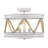 Steel Semi Flush Mount-1491451828