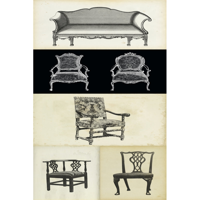 Parlor Tableau III by Vision Studio - Wrapped Canvas Art Prints, 30cm H x 20cm W