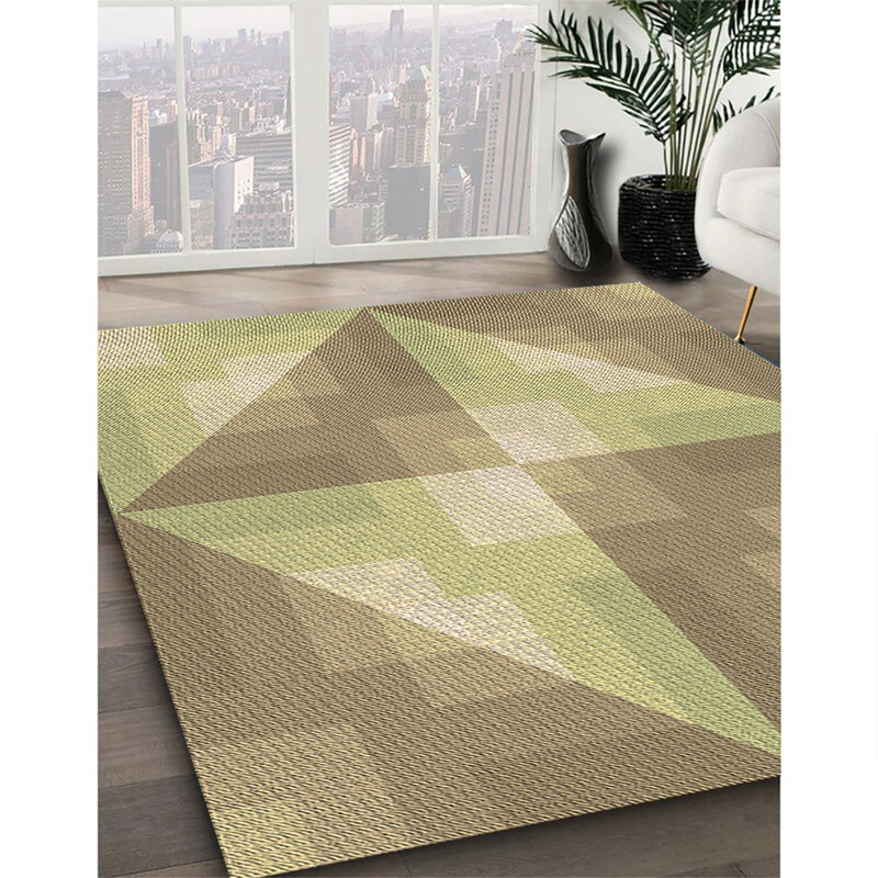 Geometric Indoor Rug, Rectangle 4' x 6'