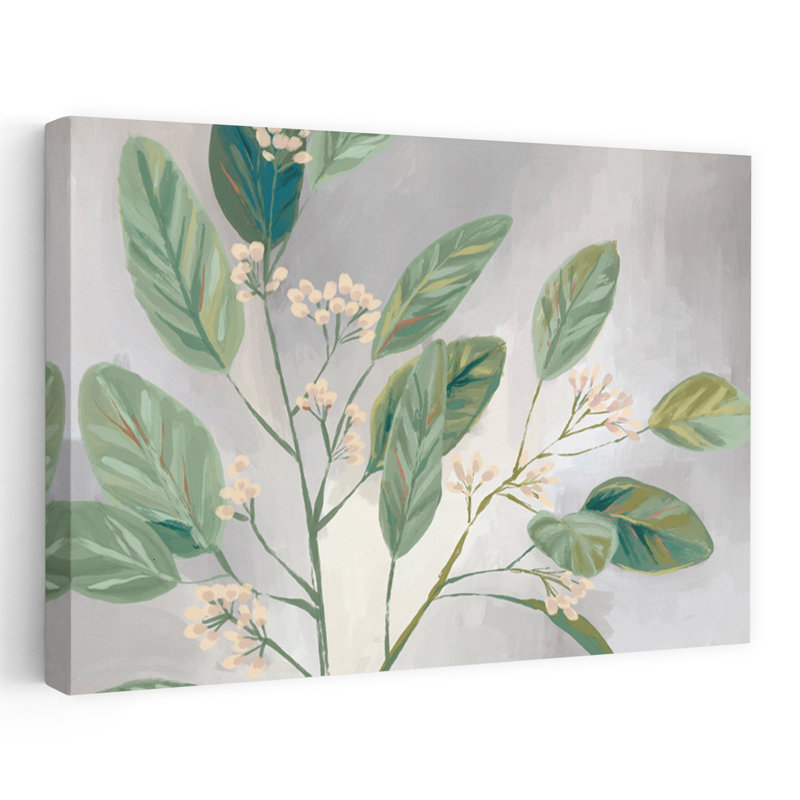 Art floral sur fond doux, H 32 po x l 48 po