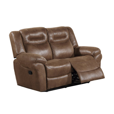 Mahmod 65'' Faux Leather Reclining Loveseat