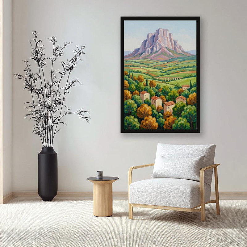 Impression sur toile, affiche murale Mont Sainte Victoire, 12 po x 18 po