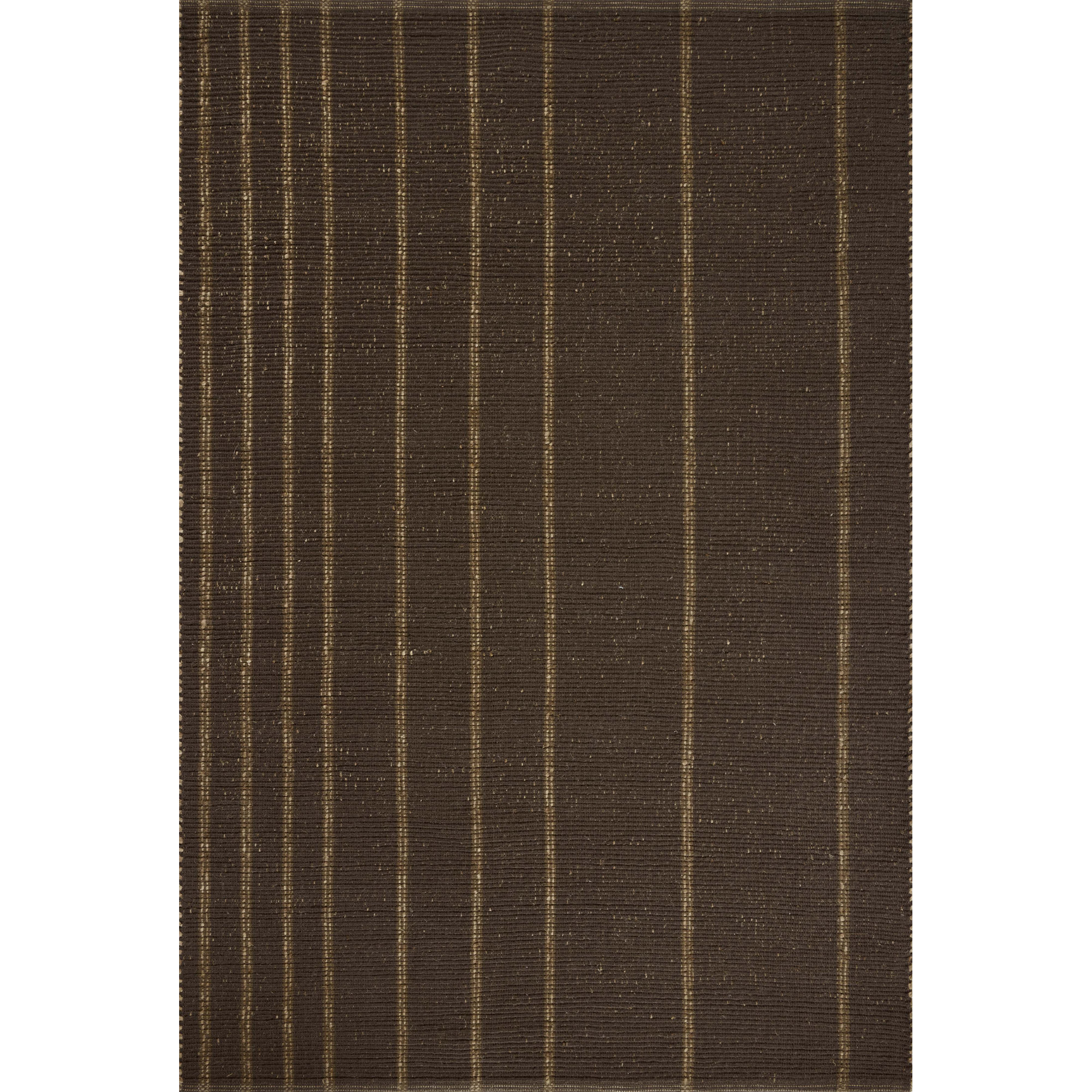 Leanne Ford x Loloi Weatherstaff Espresso / Natural Area Rug, Runner 2'6" x 9'9"