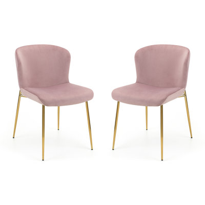 Gerson 47cm H Velvet Upholstered Side Chair