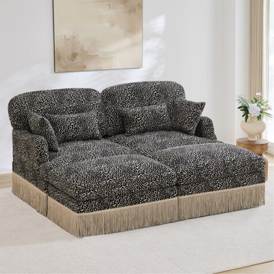 Canapé Comfy Chenille Leopard
