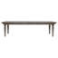 Table de salle à manger à pieds extensible avec 8 chaises et serveur-1178560505