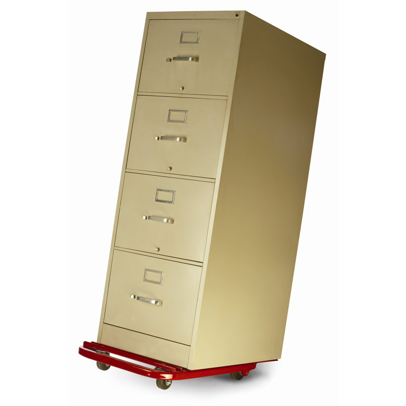 Chariot-classeur Karry King 600 lb., H 3 po x l 20 po x P 32 po, Rouge rose