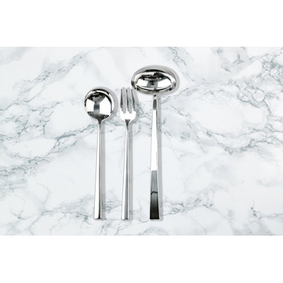 Movida 3 Piece Stainless Steel Hostess Set