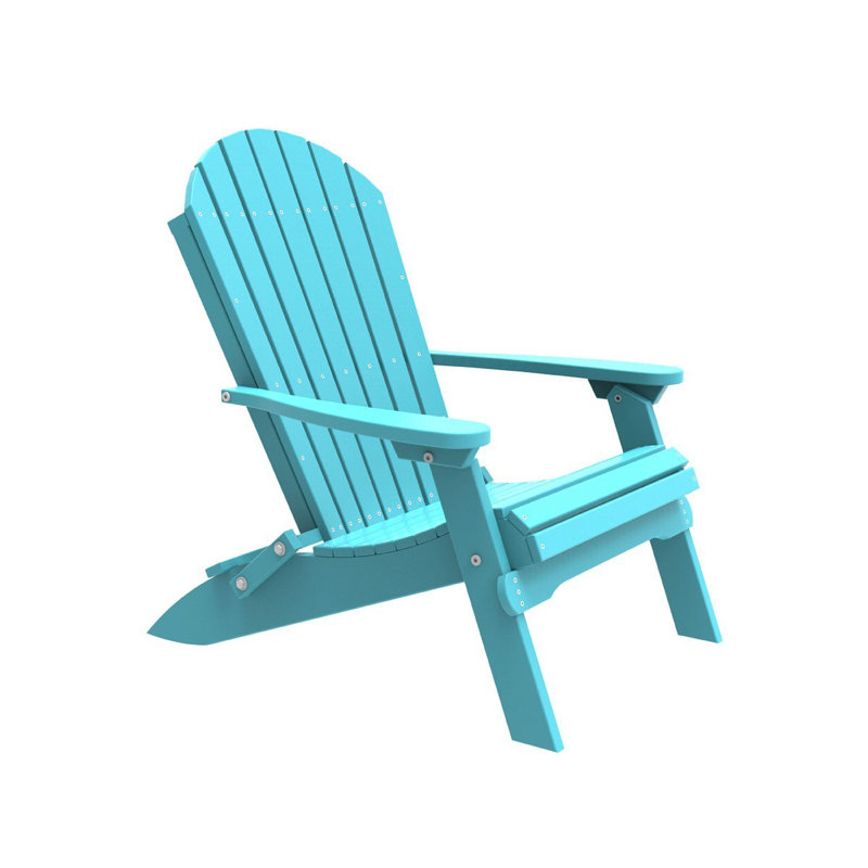 Chaise adirondack pliante en plastique Frederike, Aruba