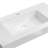 Integrated Solid Surface Basin WITHOUT Drain And Faucet, Glossy White Colour