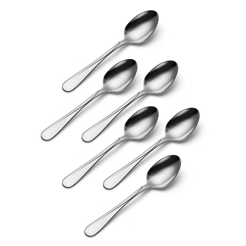 Flatware Flight, Teaspoons, Stainless Steel, Set of 6
