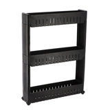 3 Tier Slim Rolling Storage Multi Purpose Laundry Cart 3-Tier