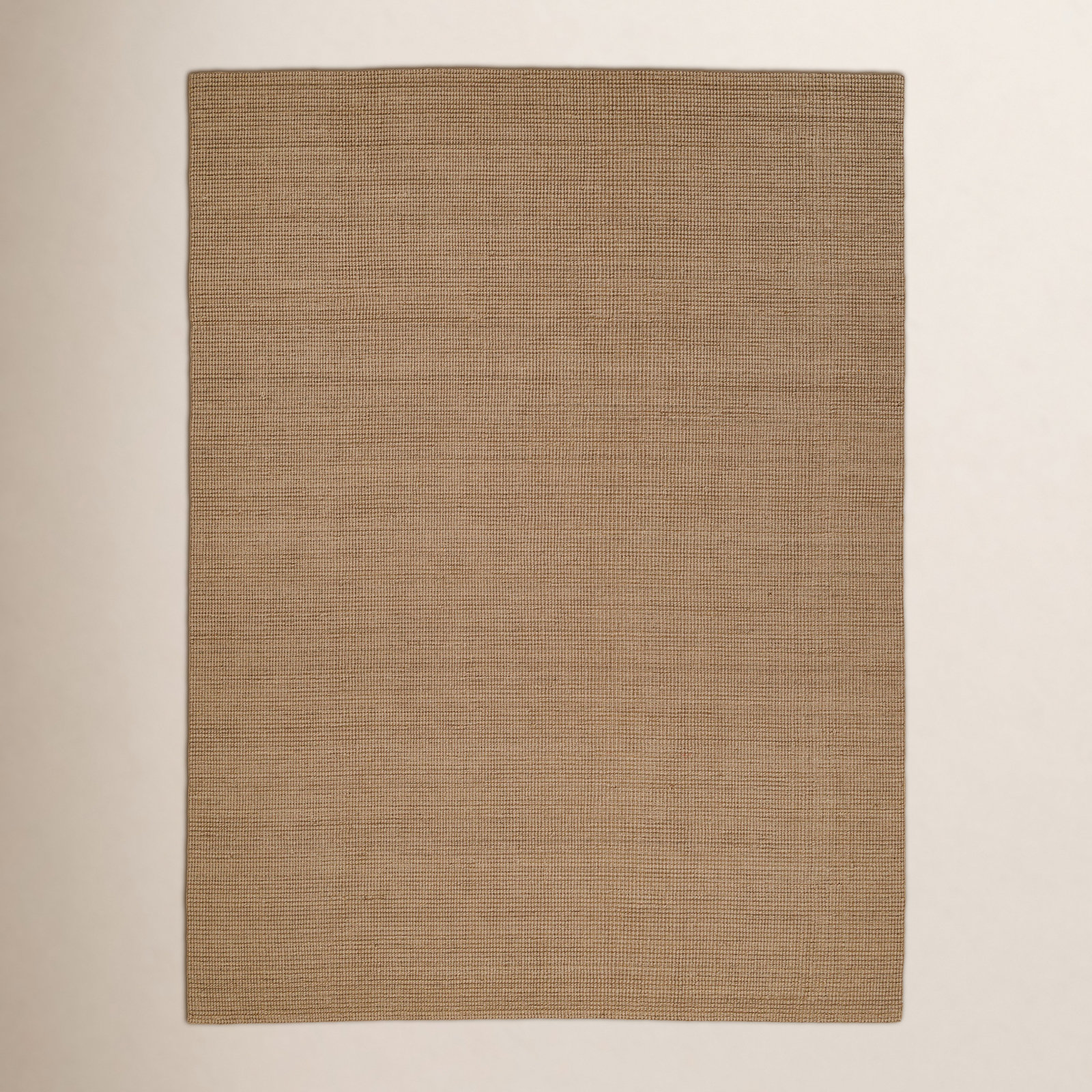 Hand-Loomed Wool Rug, Rectangle 2' x 3', Sand