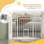 Steel Pressure Mounted Pet Gate With Door-96139610