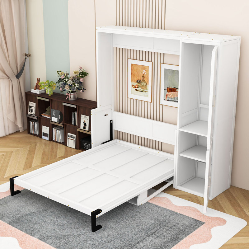 Lit escamotable avec garde-robe, bureau et station de charge Murphy