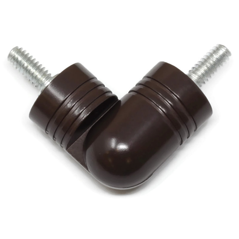 Peirce Curtain Hardware Accessory, Bronze, 0.87" H x 3.5" W x 0.87" D