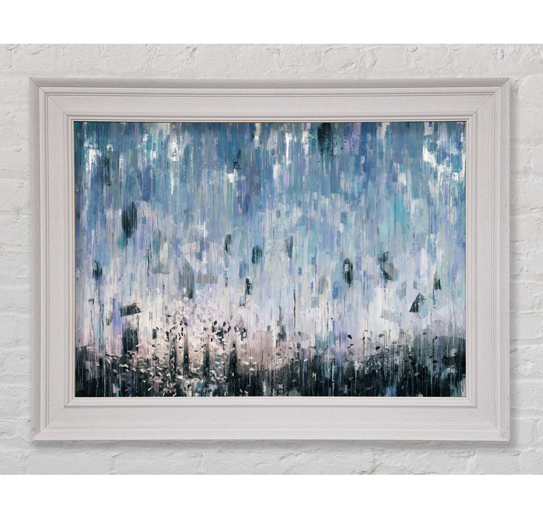 Gerahmtes Leinwandbild The Abstract Rain