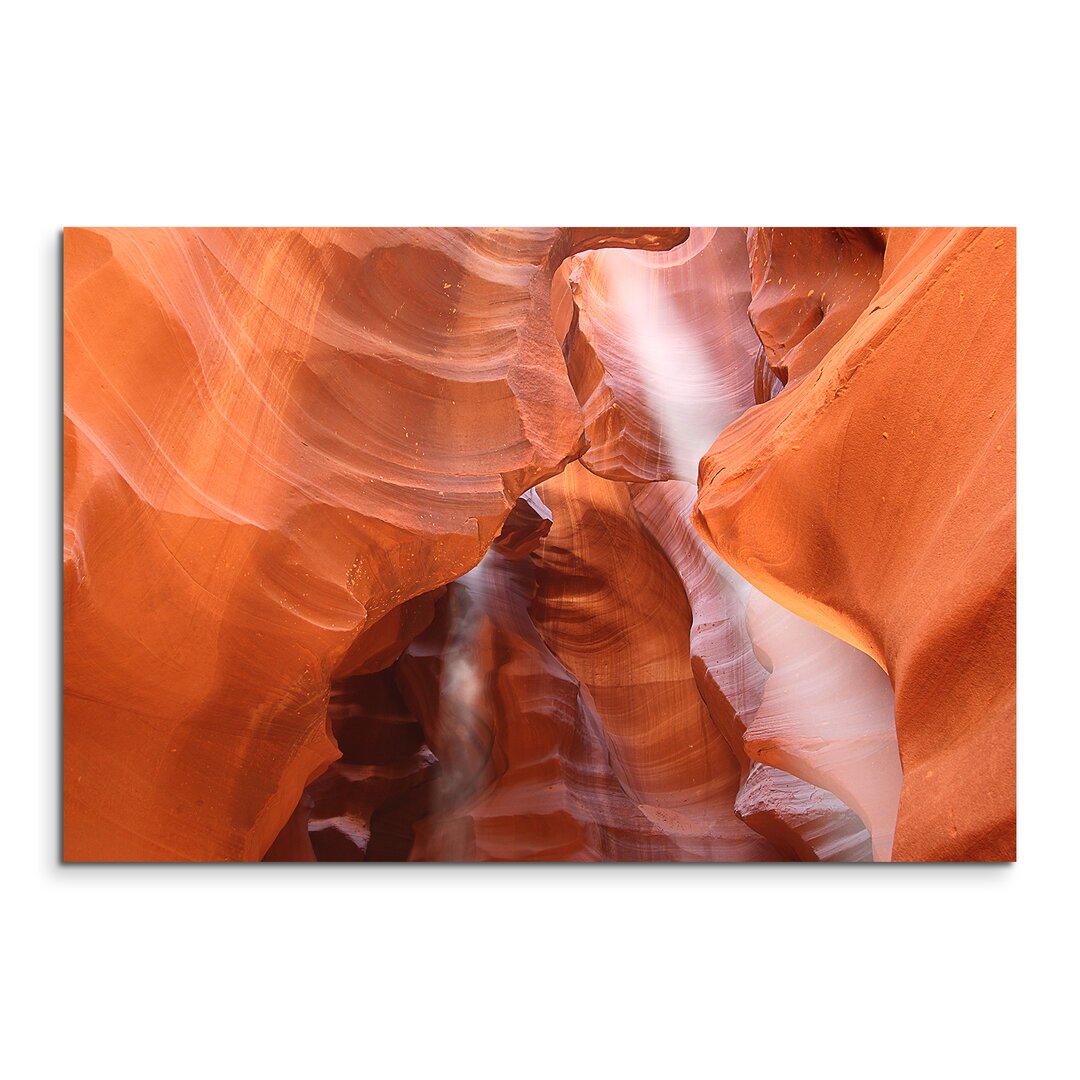 Gerahmtes Leinwandbild Sandstein Formation, Antelope Canyon, Arizona, USA