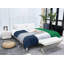 Édredon réversible simple en microfibre College Stripes South Bend-45223123-45223126