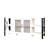 Industrial TV Stand, Farmhouse TV Stand 80 Inch Television Stand