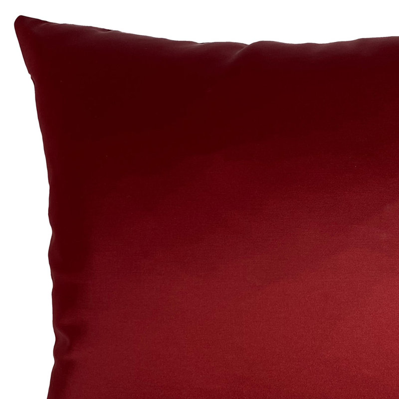 Terra Faux Silk Terra Square Silk Throw Pillow Cover & Insert, 26" x 26", Nickel